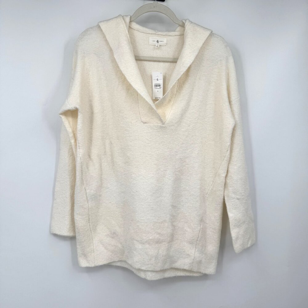 Lou & Grey Crossover Hoodie Sweater size small NWT